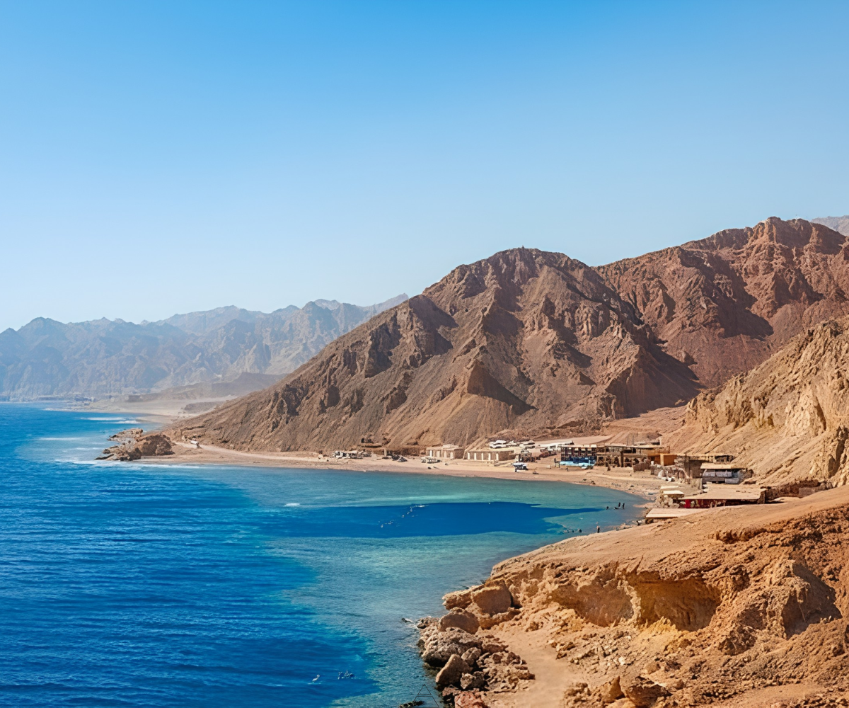 The Blue Hole dive site at Dahab